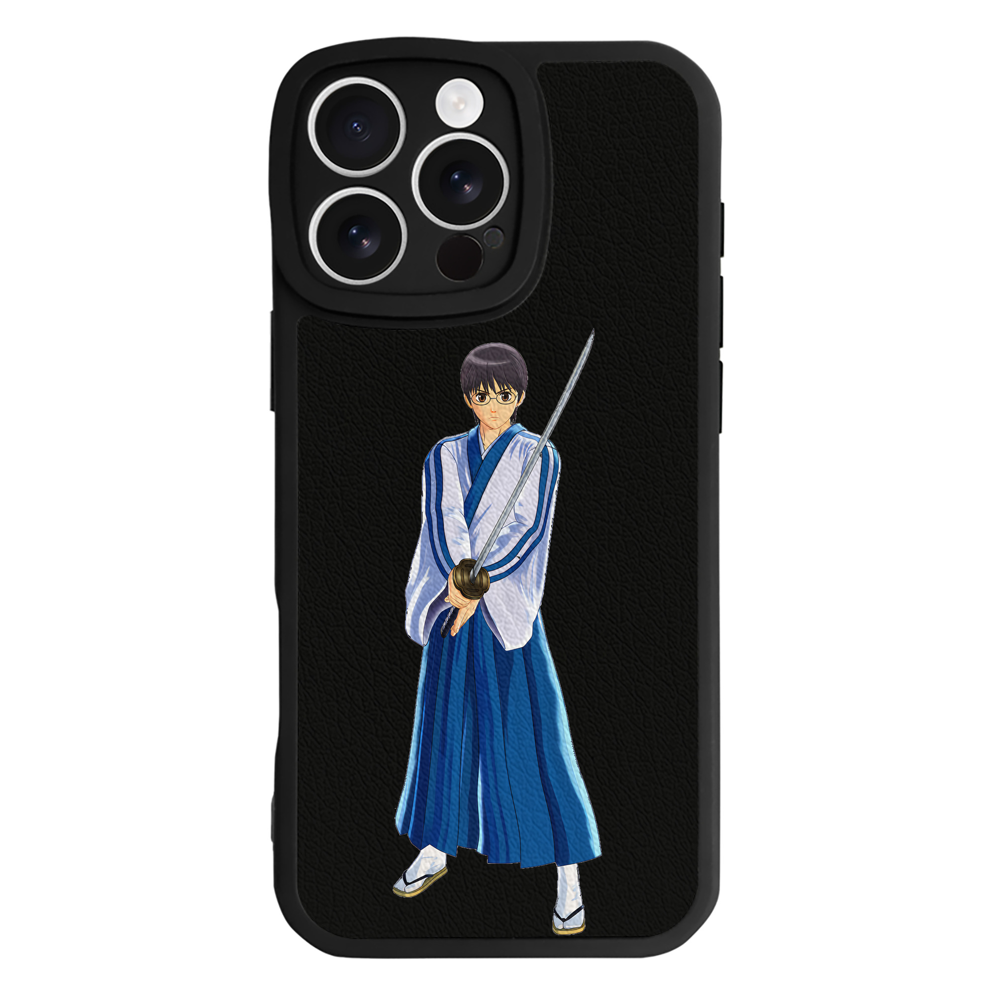 （画像用） ぎんたま 坂田銀時（さかたぎんとき） 神楽 志村新八（しむら しんぱち） GINTAMA Sakata Gintoki Kagura Shimura Shinpachi 【iPhone 16シリーズ対応】シリコンスマホケース（レザー調） 材質：シリコン